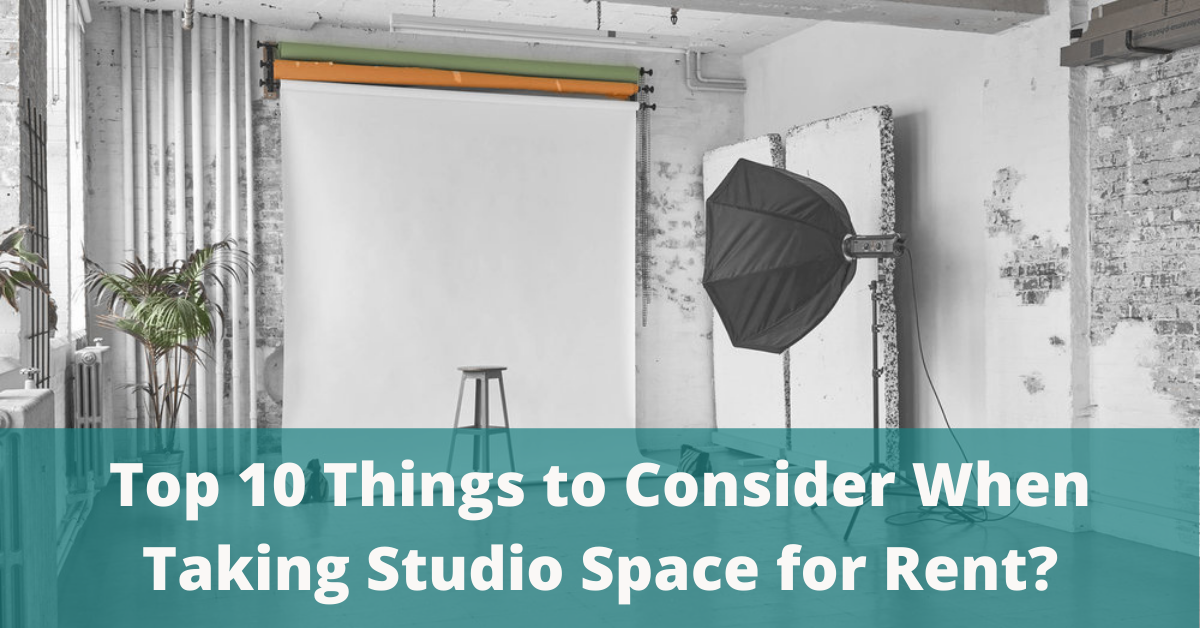 Studio Space for rent